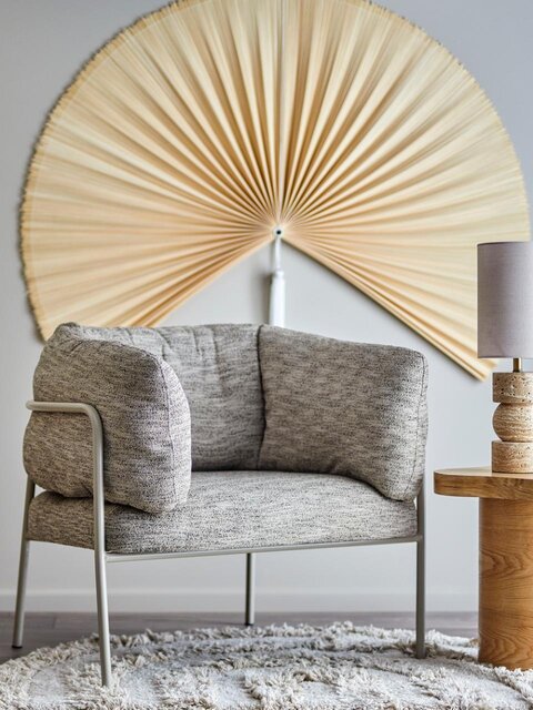 Bloomingville Fauteuil Karel naturel