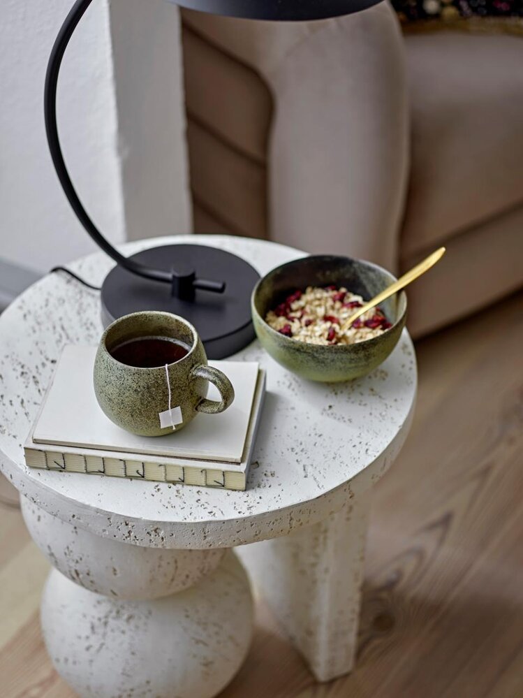 Bloomingville Table d'appoint blanche Tally