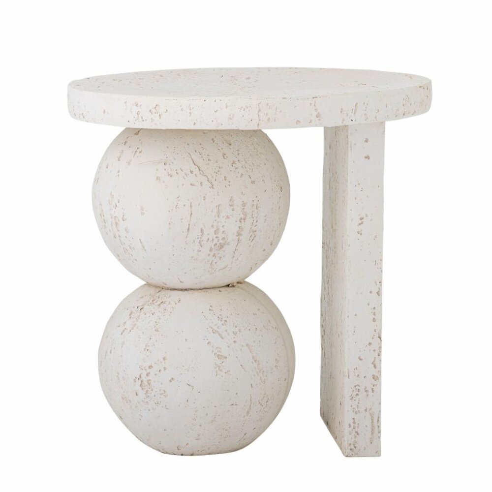 Bloomingville Table d'appoint blanche Tally