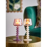 Bloomingville Bougeoirs Daze roses, lot de 2 pièces