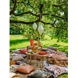 Bloomingville Objeto decorativo bomba blanco Ø20x39cm