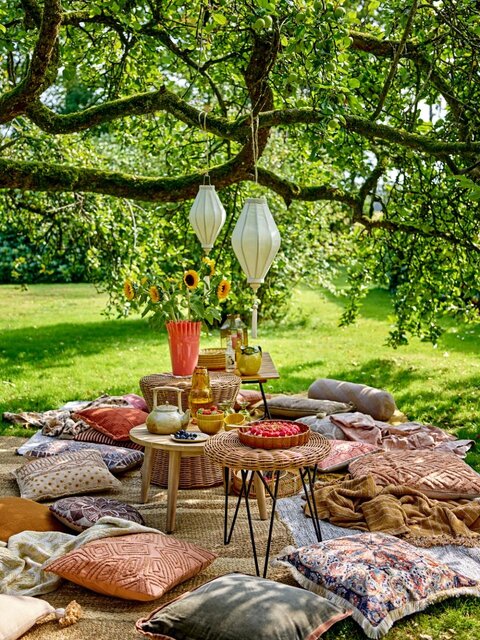 Bloomingville Pumpen-Dekorationsobjekt weiß Ø20x39cm