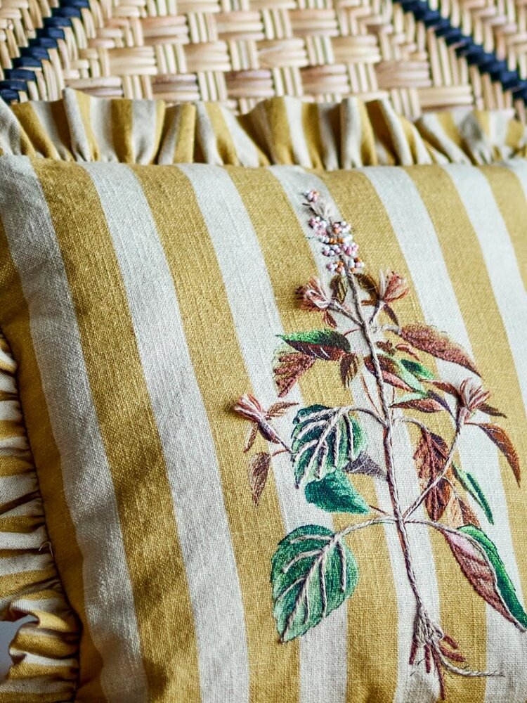 Bloomingville Cuscino Camila giallo Bloomingville Cuscino Camila giallo