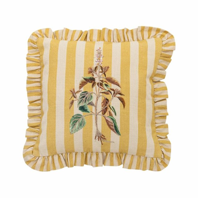 Bloomingville Coussin Camila jaune Bloomingville Coussin Camila jaune
