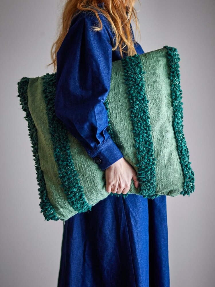 Bloomingville Cory kussen groen Bloomingville Cory kussen groen