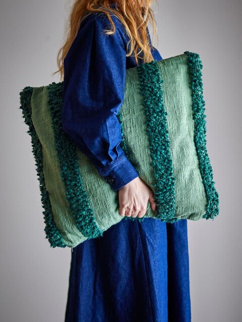 Bloomingville Cory pude grøn Bloomingville Cory pude grøn