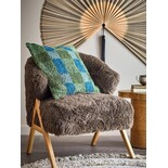 Bloomingville Oreiller vert en forme de pilule