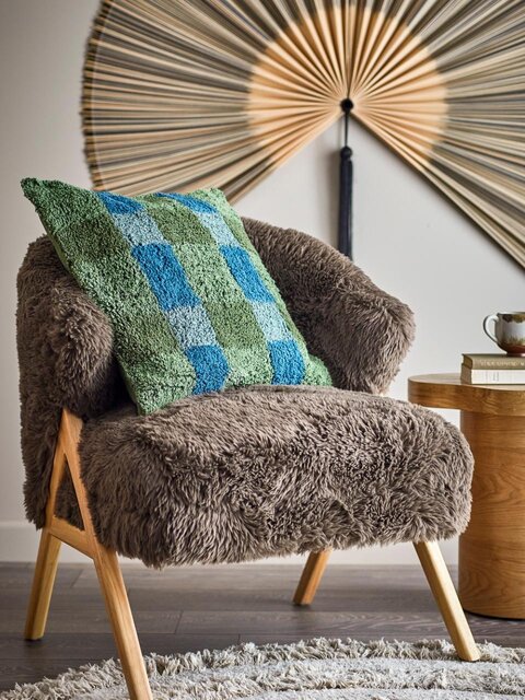 Bloomingville Pill pillow green