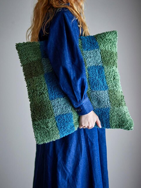 Bloomingville Cuscino portapillole verde