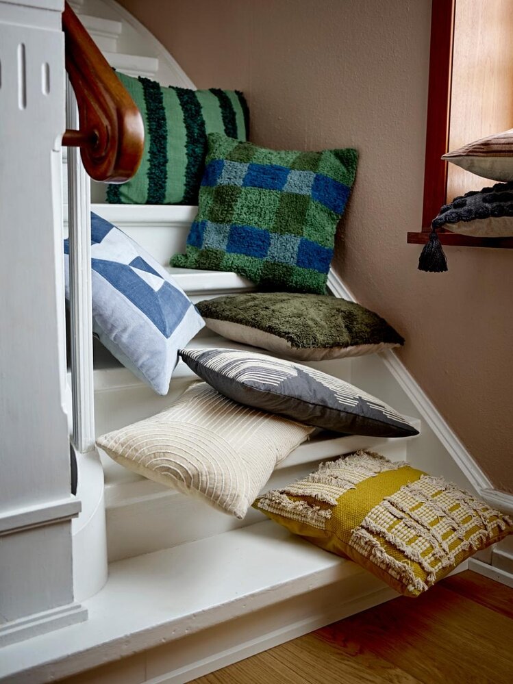 Bloomingville Pill pillow green