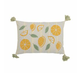 Bloomingville Lemon kussen geel