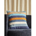 Bloomingville Gyani kussen blauw Bloomingville Gyani kussen blauw