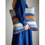 Bloomingville Gyani cushion blue Bloomingville Gyani cushion blue