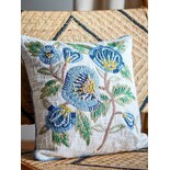 Bloomingville Hanna cushion blue Bloomingville Hanna cushion blue