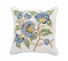 Bloomingville Cuscino Hanna blu