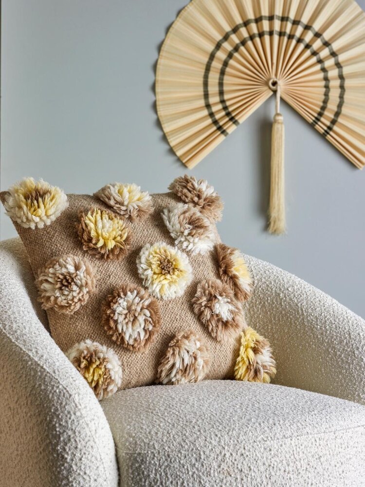 Bloomingville Somma pillow yellow