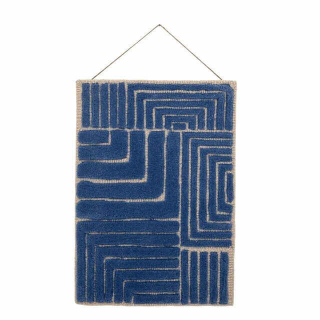 Bloomingville Velva wall decoration blue