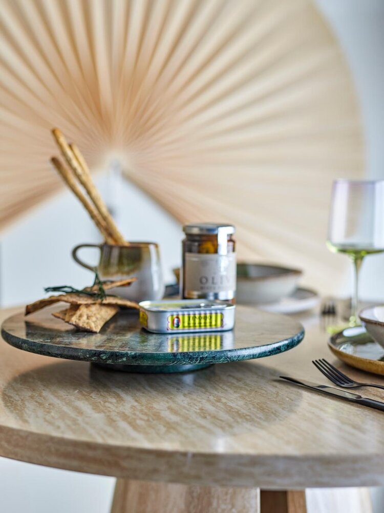 Bloomingville Plato giratorio Nuni verde