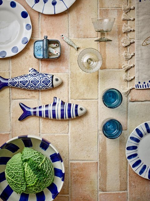 Bloomingville Ciotola Shakti blu