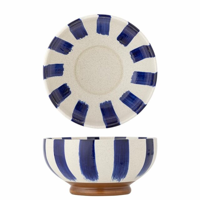 Bloomingville Shakti schaal blauw