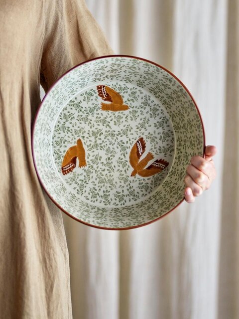 Bloomingville Hezha Bowl Green