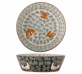 Bloomingville Hezha skål blå