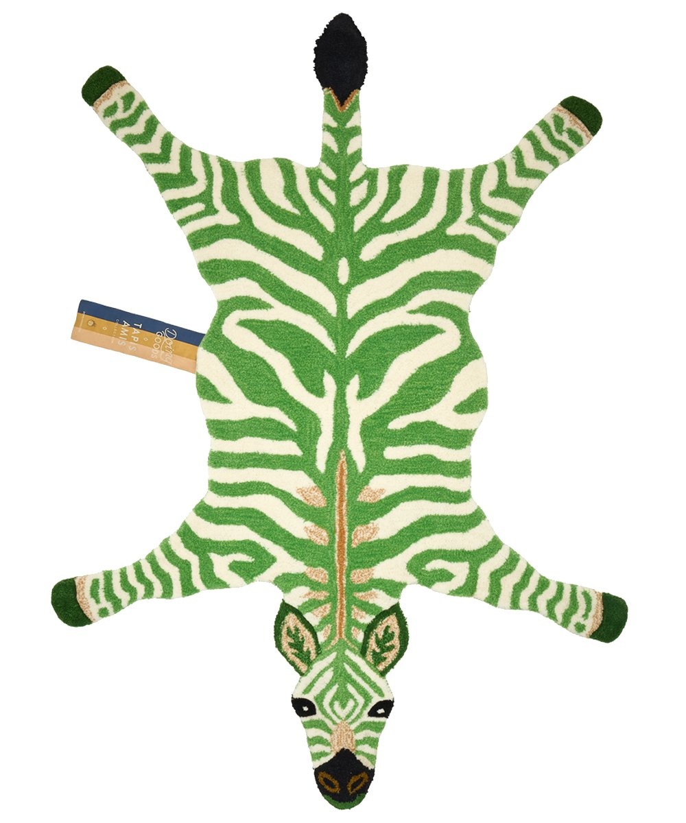 Doing Goods Grassy zebra vloerkleed L