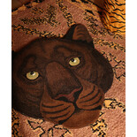Doing Goods Nio black panther head rug L Doing Goods Nio black panther head rug L