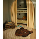 Doing Goods Nio black panther head rug L Doing Goods Nio black panther head rug L