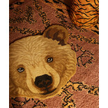 Doing Goods Bruno bear head rug L