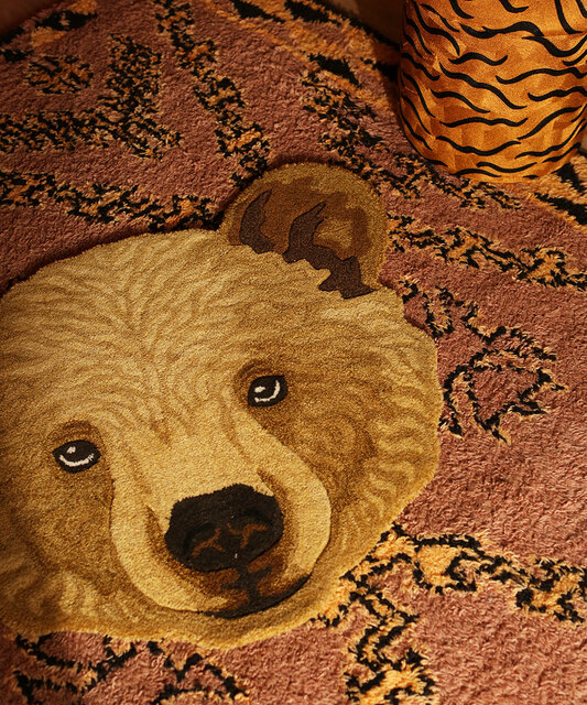 Doing Goods Bruno bear head rug L