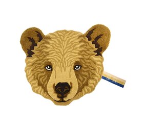 Doing Goods Tapis en forme de tête d'ours Bruno L