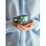 Bloomingville Nini mokken set van 6 stuks blauw Bloomingville Nini mokken set van 6 stuks blauw