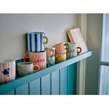 Bloomingville Nini mokken set van 6 stuks blauw Bloomingville Nini mokken set van 6 stuks blauw