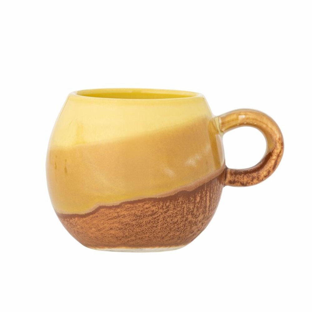 Bloomingville Paula-Tassen, gelbes 4er-Set