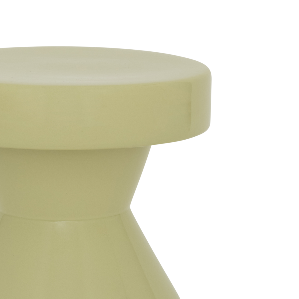 Urban Nature Culture Sculptural side table pale green