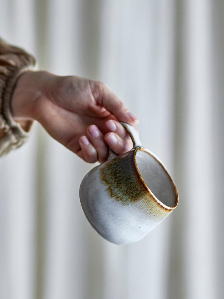 Bloomingville Ensemble de 6 tasses Jules vertes