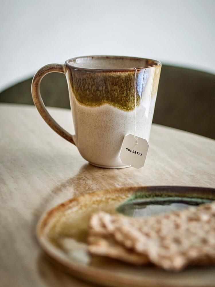 Bloomingville Ensemble de 6 tasses Jules vertes