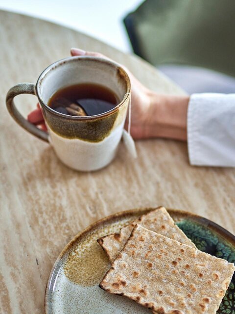 Bloomingville Ensemble de 6 tasses Jules vertes