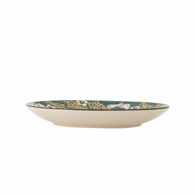 Bloomingville Hezha plates green set of 6 pieces Bloomingville Hezha plates green set of 6 pieces
