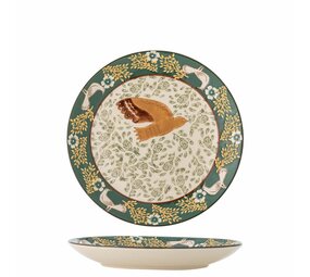 Bloomingville Hezha plates green set of 6 pieces