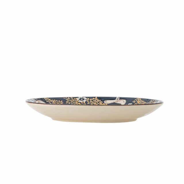 Bloomingville Hezha plates blue set of 6 pieces