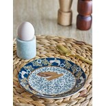 Bloomingville Hezha borden blauw set van 6 stuks