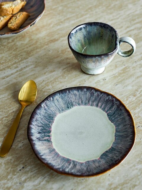 Bloomingville Imogen plates multicolor set of 6 pieces