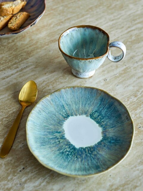 Bloomingville Imogen plates green set of 6 pieces Bloomingville Imogen plates green set of 6 pieces