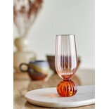 Bloomingville Taurin champagneglas rosa set med 6 delar