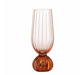 Bloomingville Taurin champagneglass rosa sett med 6 deler Bloomingville Taurin champagneglass rosa sett med 6 deler