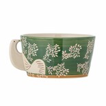 Bloomingville Hezha schalen groen set van 6 stuks