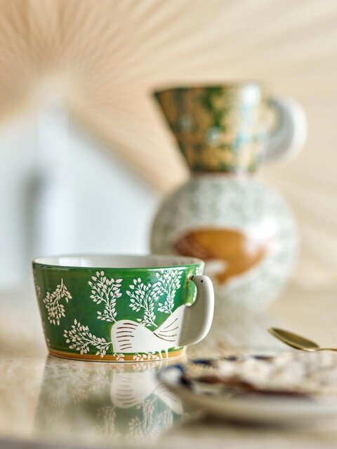 Bloomingville Ciotole Hezha verdi set da 6 pezzi