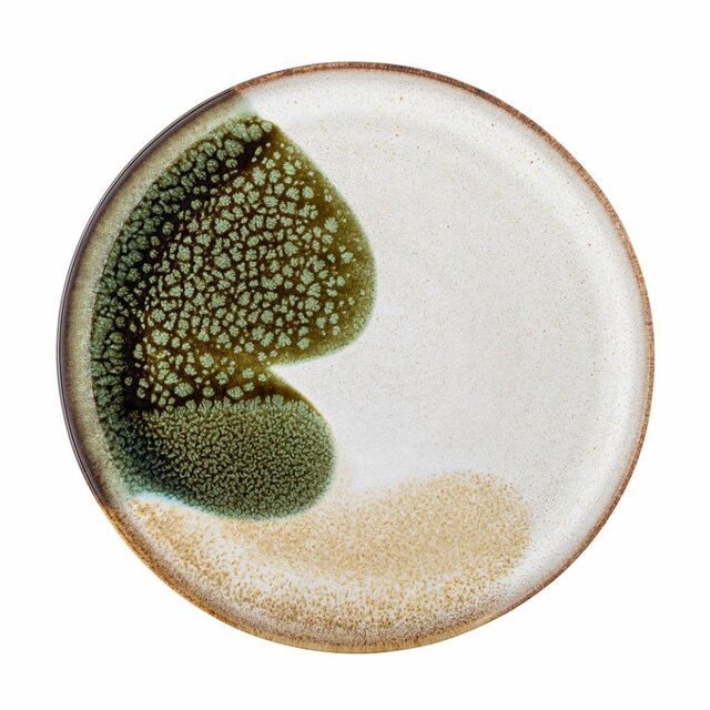 Bloomingville Jules plates green set of 4 pieces Bloomingville Jules plates green set of 4 pieces